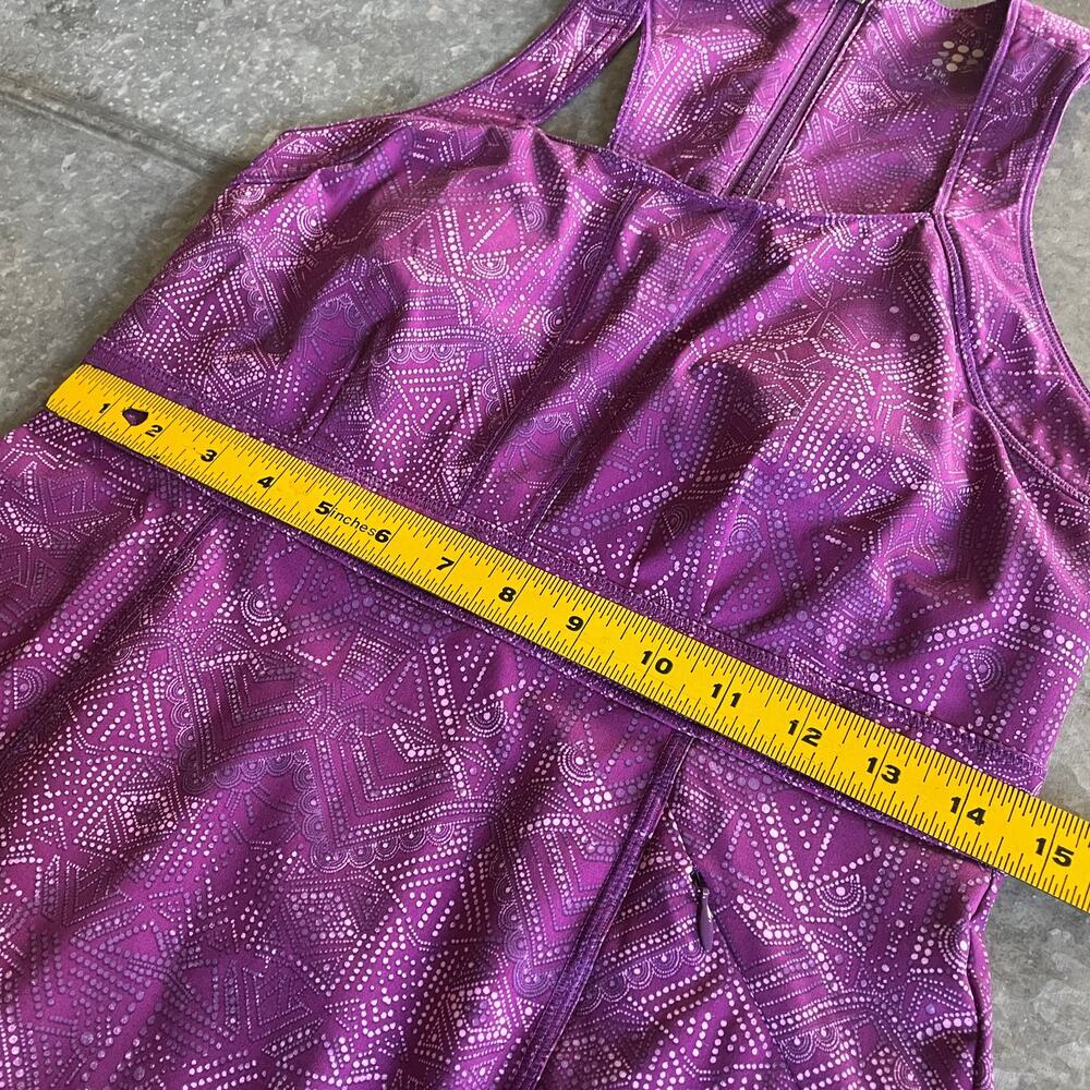 Title Nine Magenta Geometric A-Line Dress - Picture 10 of 12